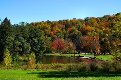 Sandee Allegany State Park Beach Red House